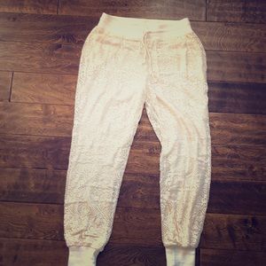 Free People lace joggers
